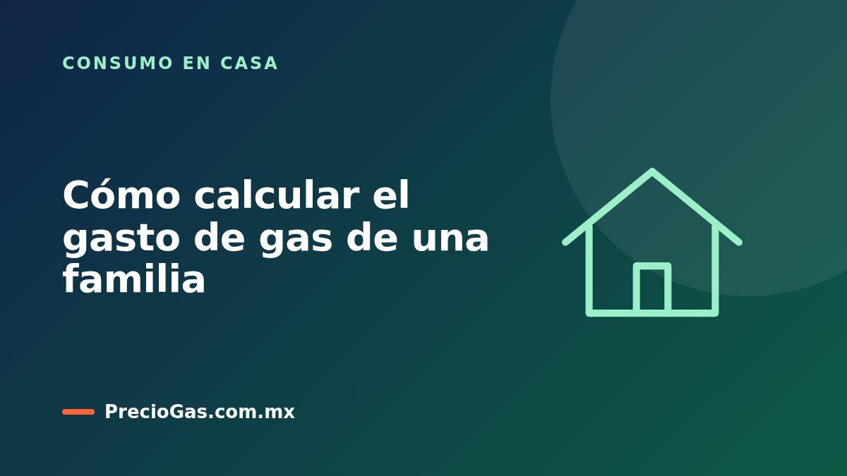 Cómo calcular el gasto de gas de una familia