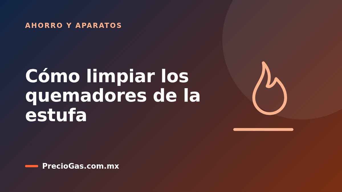 Cómo limpiar los quemadores de la estufa